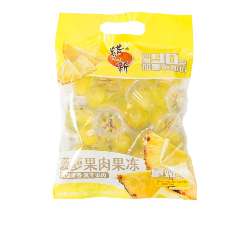 蜡笔小新龙眼果肉果冻510g