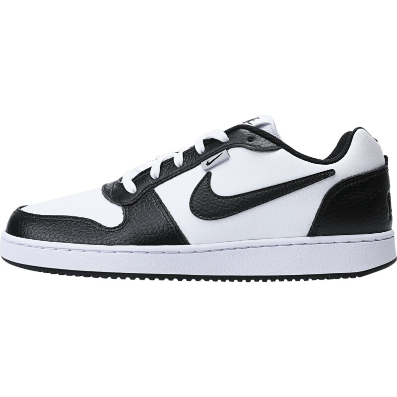 NIKE耐克男子EBERNON黑白熊猫板鞋复古低帮休闲运动鞋AQ1774-102