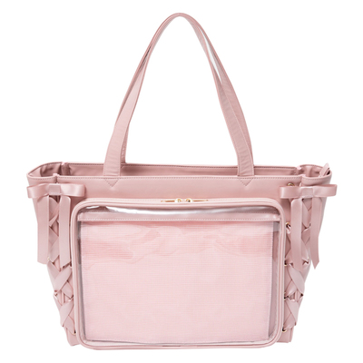 WEGO丝带框架立体痛包L托特包日常大食量单肩包学生二次元通勤