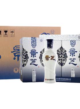 景芝青花整箱6瓶装浓香型白酒