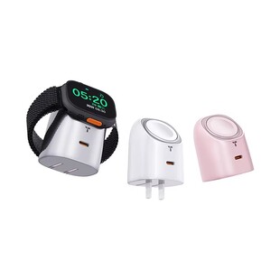 图拉斯大眼仔适用苹果手表充电器AppleWatch手机iwatch二合一iPhone17ProMax充电头45W快充S11/Ultra3底座150