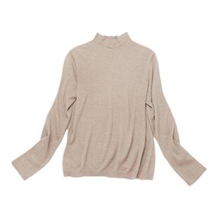 Say Ya【幻】解压基础款精纺山羊绒立领2025新款打底衫百搭简约