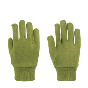 荣之拓 冬季保暖防寒加厚绒手套老式劳保灵活耐磨棉布松紧罗口