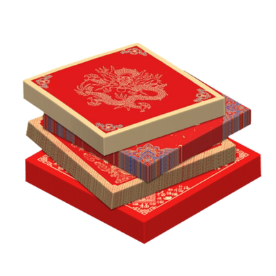 加厚福字空白自写万年红宣纸