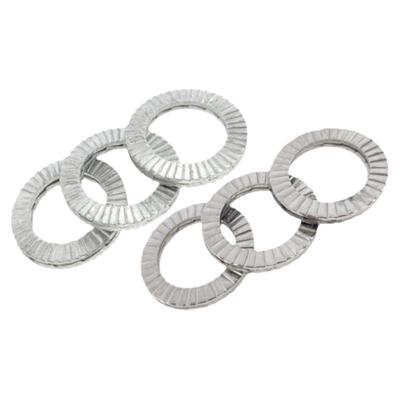 不锈钢304双叠自锁垫碳钢达克罗