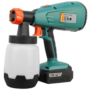 普力捷锂电电动喷枪喷漆枪充电式无刷喷漆机乳胶漆喷涂机喷漆工具