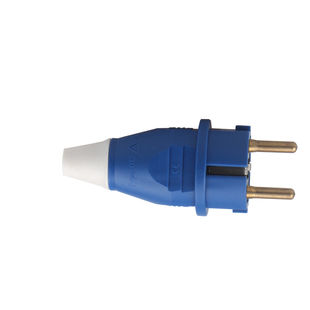 发电机两孔16A工业防水插座快速对接头防爆2芯欧标公母圆插头220V