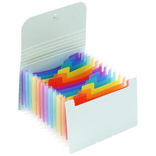 小号票据风琴包大容量收据单据夹零钱夹卡包A6多层收纳神器文件夹