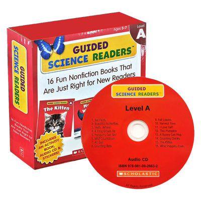 学乐指导性科学读本A级16册套装 英文原版绘本 Guided Science Readers Level A 科学绘本分级阅读儿童英语启蒙读物 英文版进口书