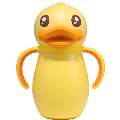 曙曦b.duck保温带吸管不锈钢水壶