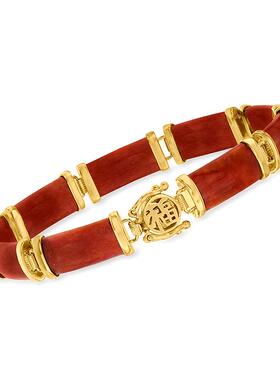 自营 Ross-Simons Red Jade 