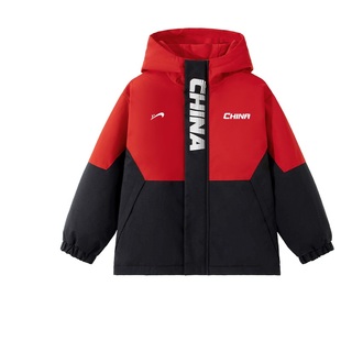 贵人鸟童装男童棉服秋冬款儿童冬季夹棉外套女童红色本命年衣服冬