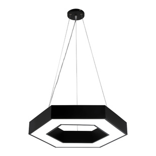 led六边形蜂巢造型灯健身房网咖办公室吊灯菱形六角形工业风灯具