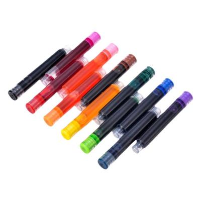 学生正姿透明钢笔彩色墨囊