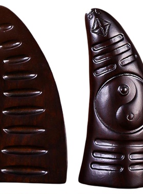 潮汕圣卦杯闽南黑檀信杯佛堂掷杯拜阴阳杯樟木卦解工具花梨木圣杯