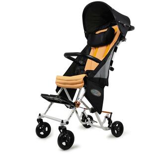 日本松永轻便6.2KG儿童轮椅PONY铝合金折叠脑瘫手推车调靠背角度