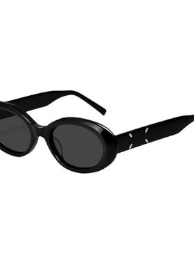 GM防紫外线椭圆形韩版潮男女墨镜