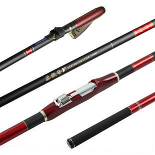 苏凝香矶钓竿海钓竿0.8 1.5 2 3号黑鲷杆碳素长节矶竿斜导环滑漂