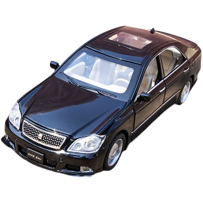丰田皇冠12代模型车汽车模型金属