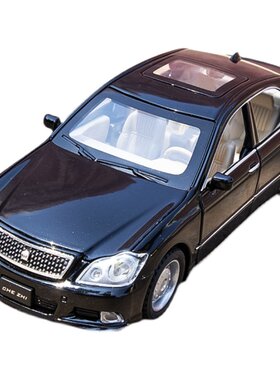 丰田皇冠12代模型车汽车模型金属