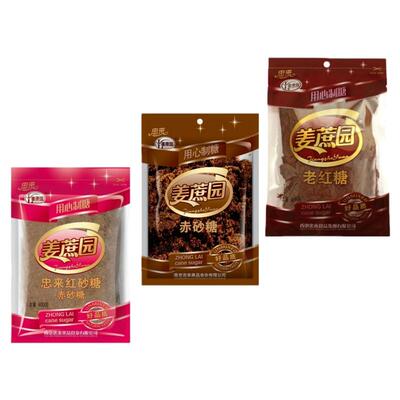 忠来老红糖红砂糖袋装400g