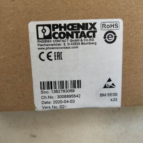 议价全新原装正品菲尼克斯  IB IL 24 PWR IN/2-F-PAC  2862136