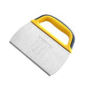 不锈钢切面刀刮板不粘刮刀带刻度面粉家用蛋糕馒头手擀面烘焙工具