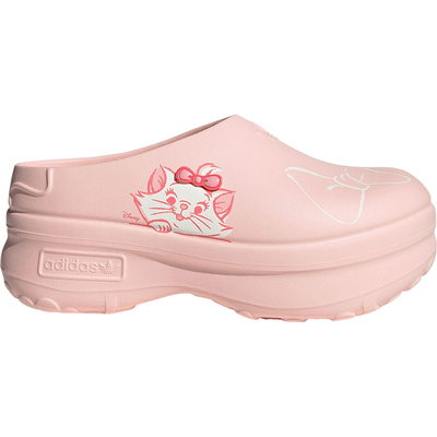 Adidas/阿迪达斯正品三叶草女士易穿脱耐磨厚底拖鞋JR7150