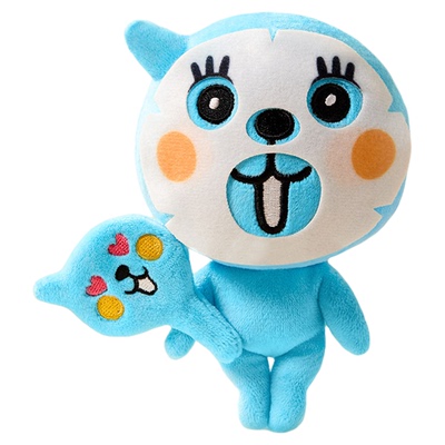 【现货】KKV正品酷儿好Qoo的一天系列毛绒盲盒挂饰趴肩可爱公仔