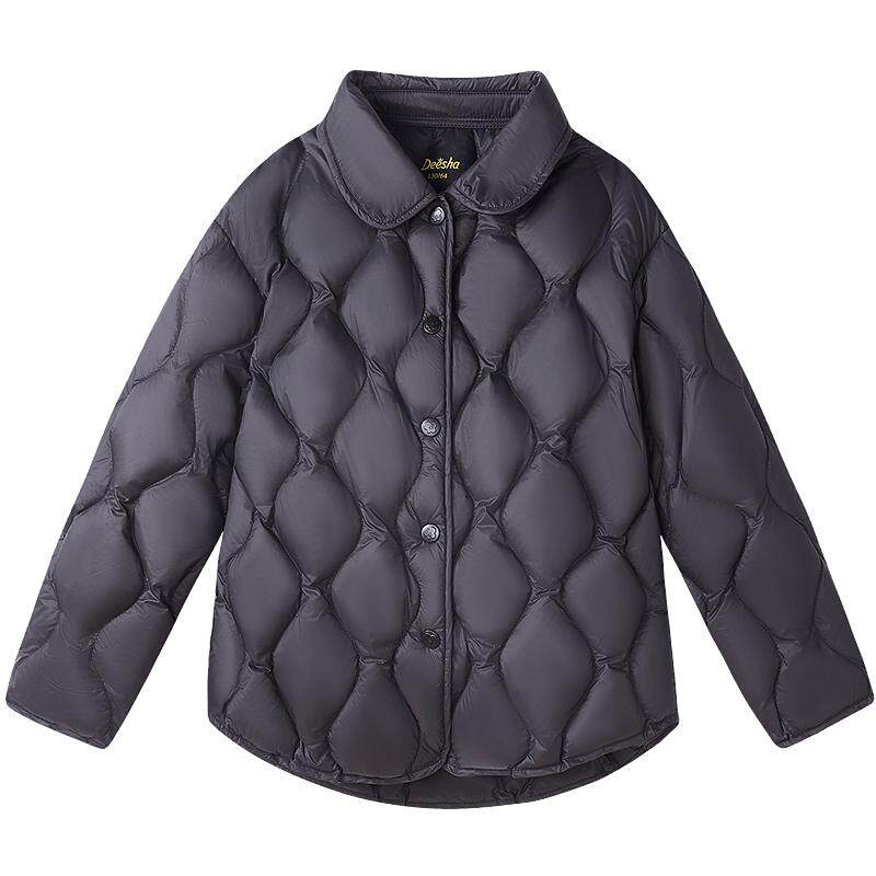 笛莎官方旗舰童装女童羽绒服秋冬季新款大童女孩儿童时尚三防外套