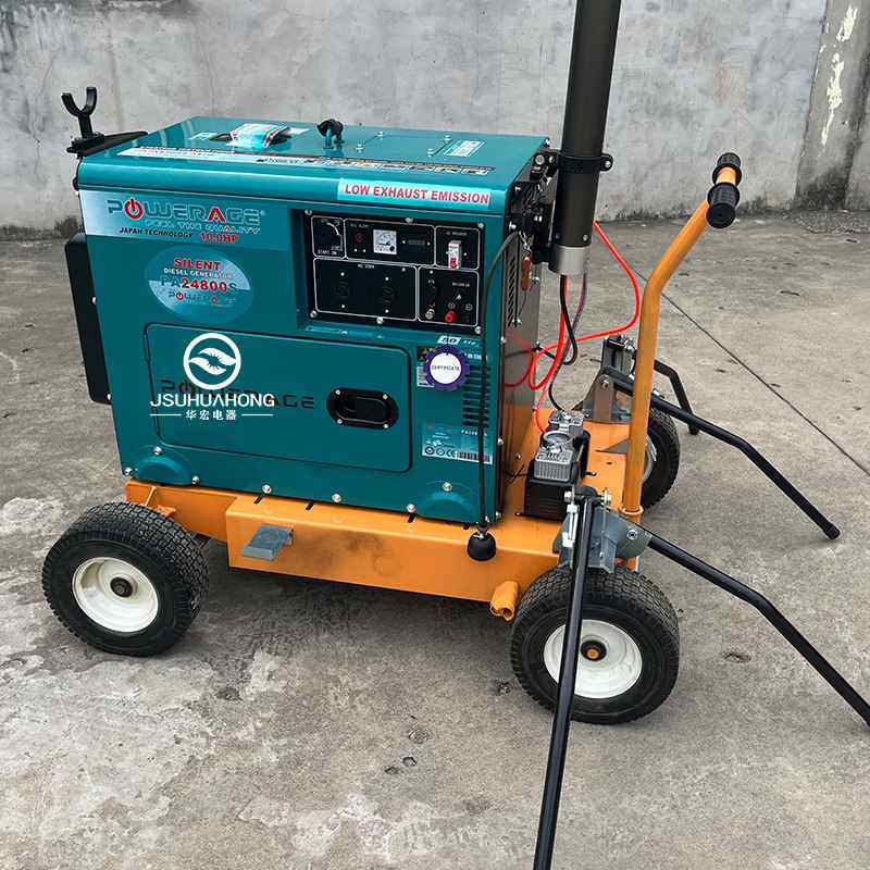 手推车式移动照明灯塔遥控自动升降LED工作灯车户外场地应急灯组