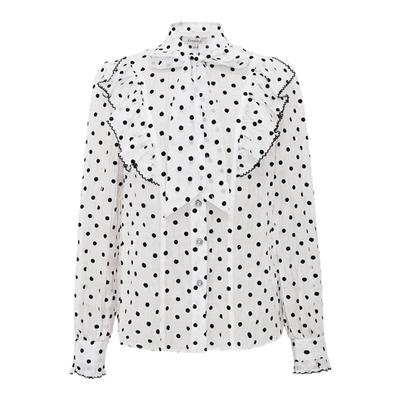 EYEDOLL新款“波动心弦”温柔气质蝴蝶结衬衫