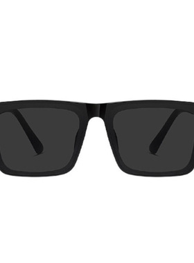 偏光防紫外线方型韩版近视墨镜