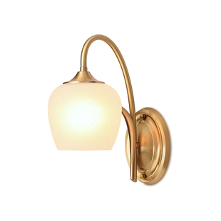 全铜卧室壁灯床头灯美式轻奢客厅墙灯楼梯简约高级感法式复古主卧