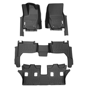 适用24-25款普拉多LC250脚垫后备箱垫丰田霸道TPE脚垫地毯尾箱垫