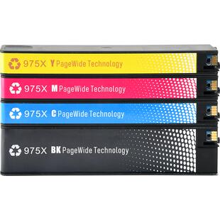 适用HP975A墨盒惠普352dn 452dn/dw 552dw打印机MFP 477dn/dw 577dw/z P55250dw P57750DW墨水975X黑彩色墨盒