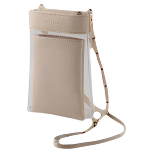 ELECOM透明单肩包小食量痛包DIY斜挎包磁吸挂包零钱包手机包娃包