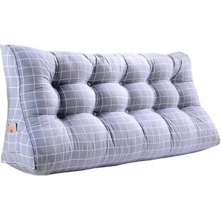 加厚加高床头靠垫软包三角双人护腰枕床上榻榻米大靠背长靠枕垫