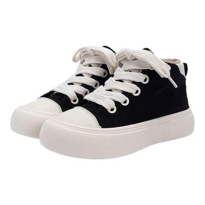 环球高帮板鞋男款2025新款秋季厚底鞋子男百搭学生ins潮休闲男鞋