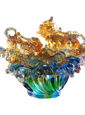 琉璃貔貅聚宝摆件招财聚宝盆