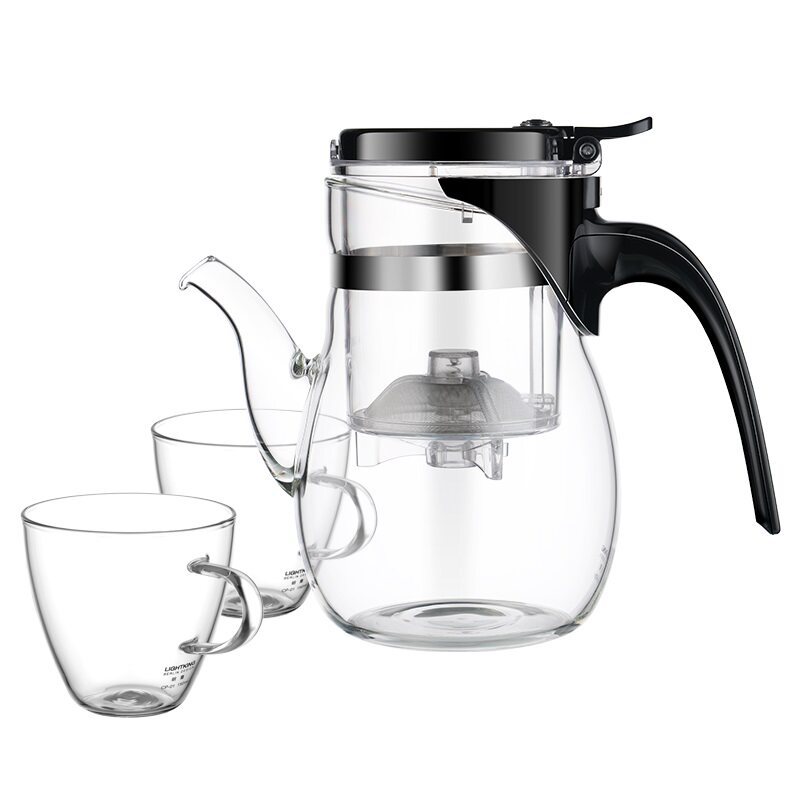 明尊冲茶壶泡茶耐热玻璃茶水分离