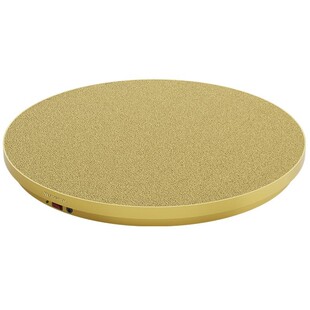 静音智能圆餐桌电动转盘旋转器底座桌面转芯充商用家用饭桌子