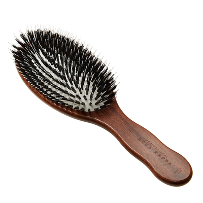 【官方正品】ACCA KAPPA梳子941猪鬃毛尼龙胡桃木气垫梳按摩梳