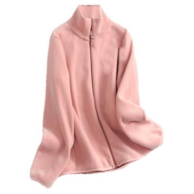 细腻软糯抓绒衣女摇粒绒外套