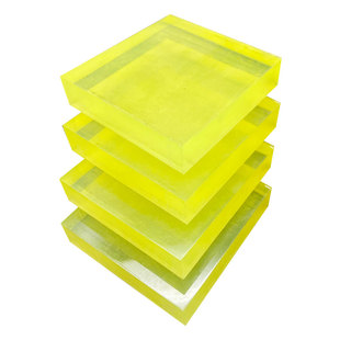 正邦PU板聚氨酯优力胶板橡胶黄色缓冲垫防撞减震耐磨加工防油牛筋