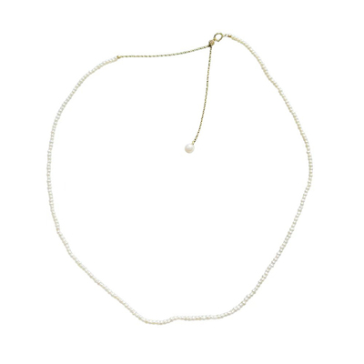 AU家罕见精品超小天然珍珠小米链