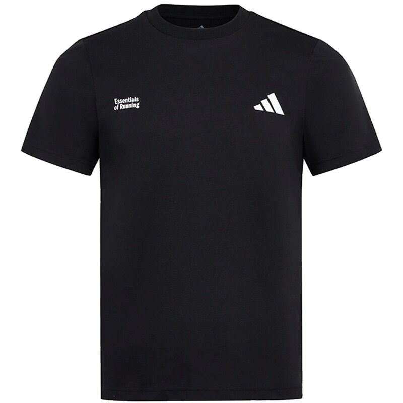 adidas阿迪达斯夏季男子跑步运动休闲圆领短袖T恤LC8174
