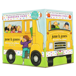 朱尼琼斯系列 1-28册全套盒装 英文原版 Junie B. Jones Complete Barbara Park 巴巴拉 帕克 进口初级章节书 Books in a Bus