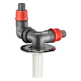 下水管三头通洗衣机排水管地漏接头口对接器道三通分水流器一分二