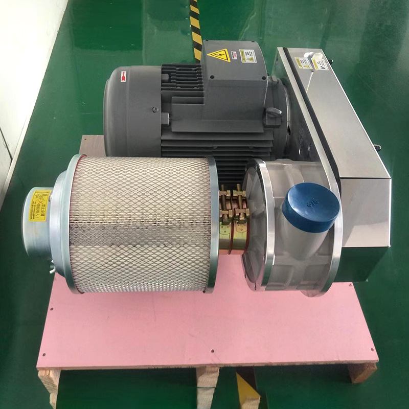 欧冠高速离心式风机饮料罐装除水吹干专用7.5KW鼓风机B075SD厂家